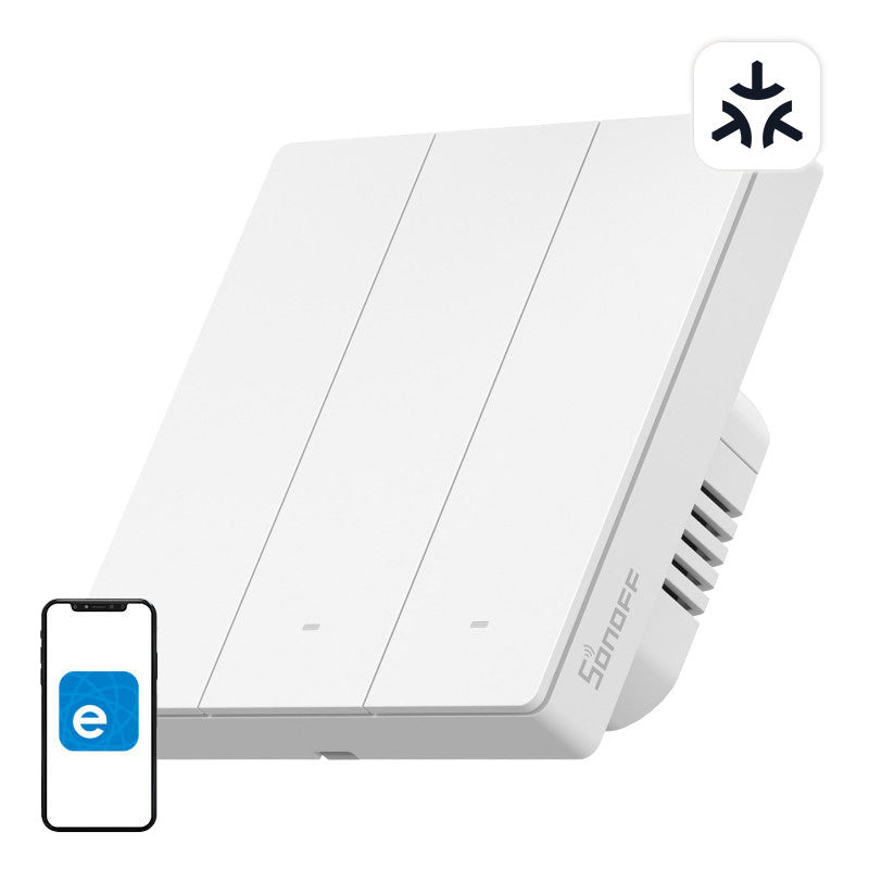 SONOFF M5-3C-86W WiFi Matter smart væg switch (3-kanal)