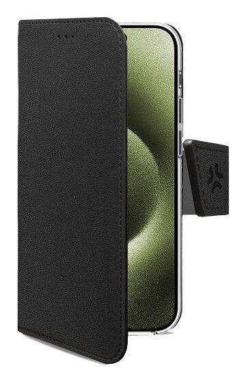 Celly WALLYMAG mobiltelefon etui 16 cm (6.3") Tegnebogsetui Sort