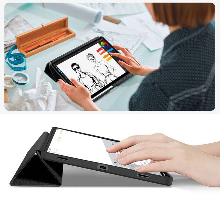 Tech-Protect 5906302332670 tablet etui 37,1 cm (14.6") Flipetui Sort