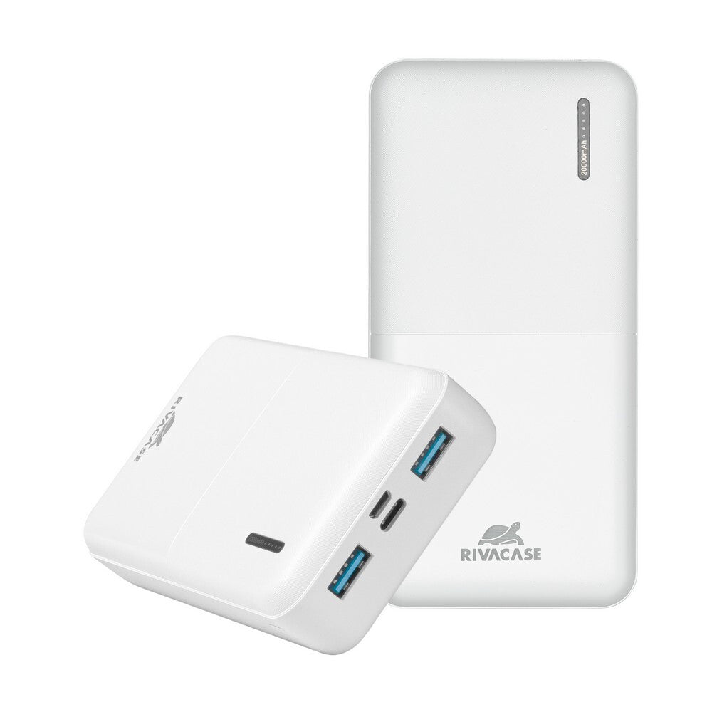 Rivacase VA2572 Lithium polymer (LiPo) 20000 mAh Hvid