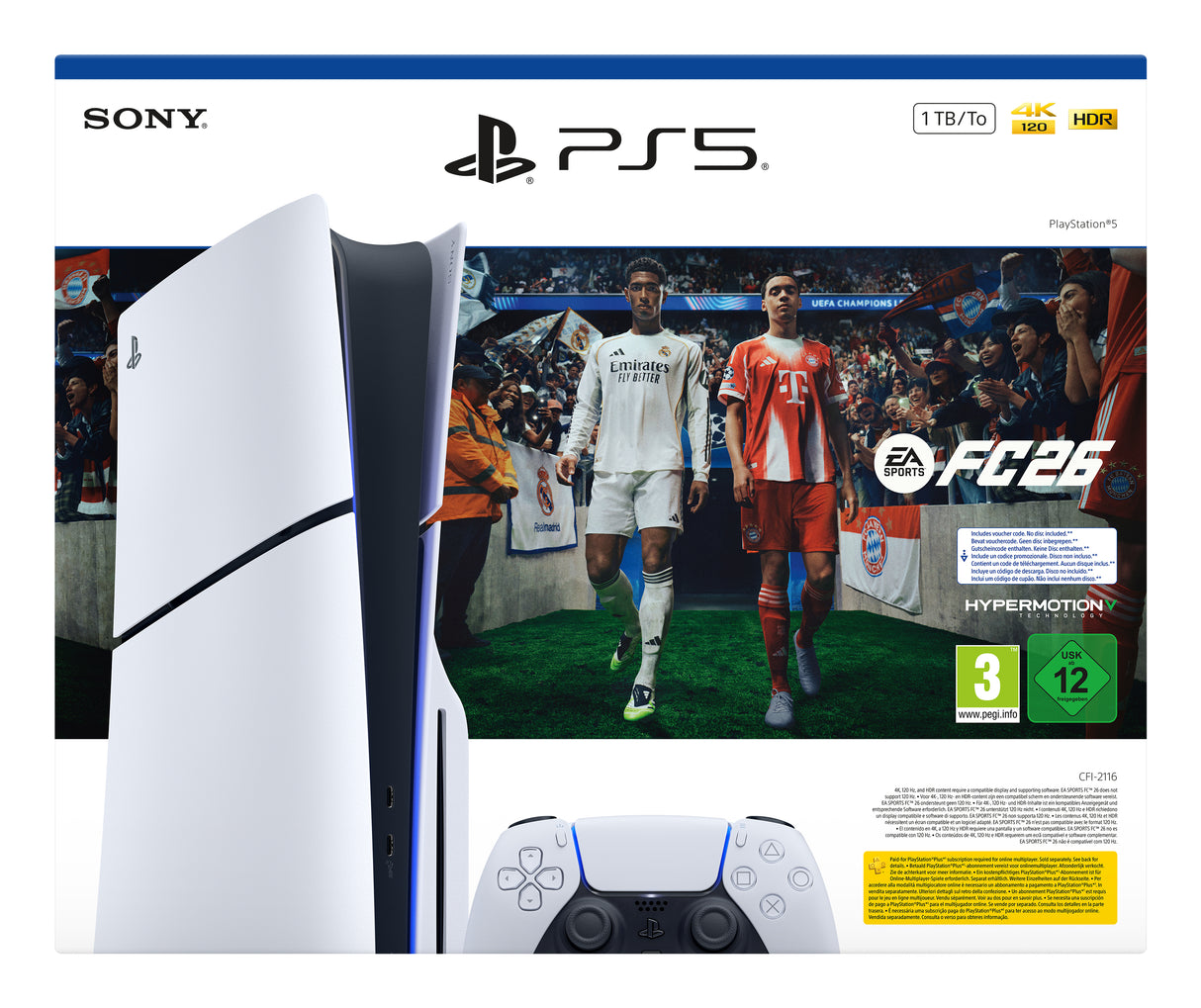 Sony PlayStation 5 Slim 1TB inkl. EA Sports FC26