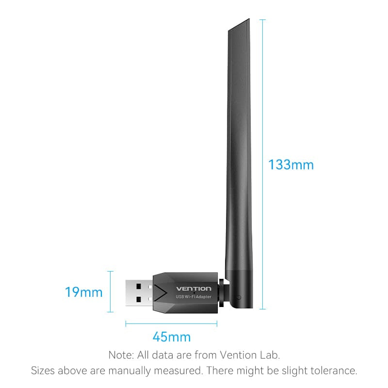 Vention KDTB0 netværkskort WLAN 633 Mbit/s