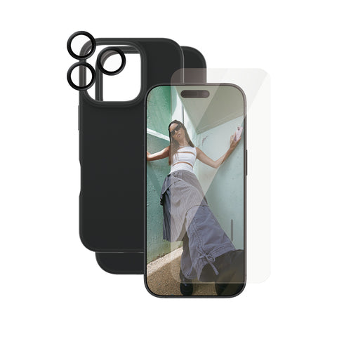 PanzerGlass CARE by ® Fashion 3-i-1 Pakke iPhone 16 Pro