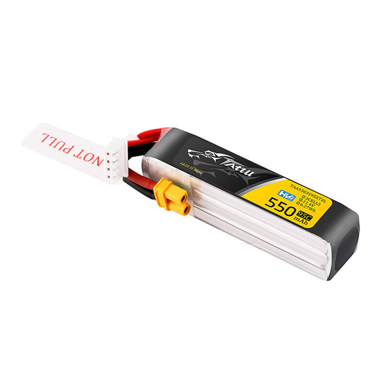 Tattu 3s 550mAh 95C 11,4V HV Lipo Battery med XT30 Plug Long-Pack Connector