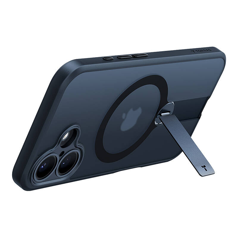 Torras Pstand Spin Case til iPhone 16 (Sort)