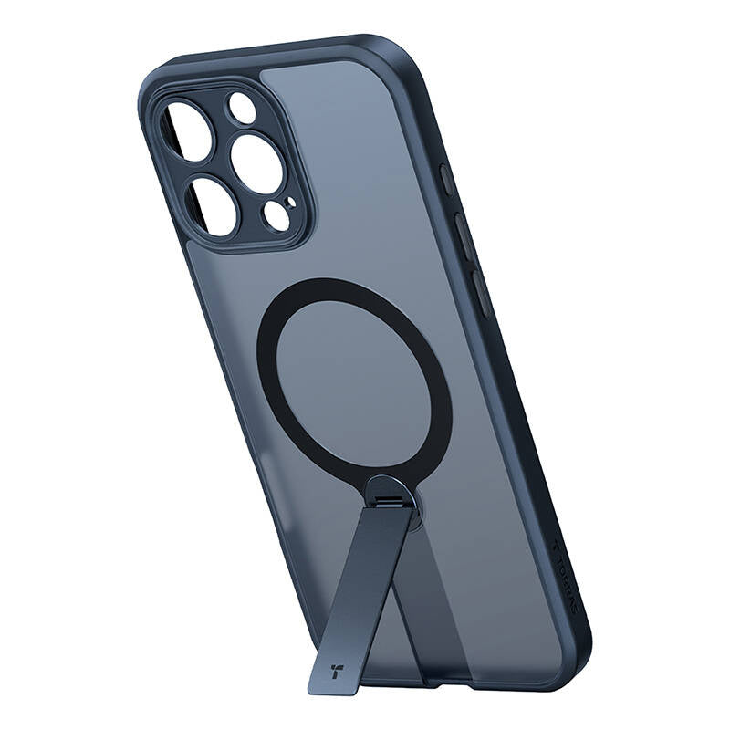 Torras Pstand Spin Case til iPhone 16 Pro (Sort)