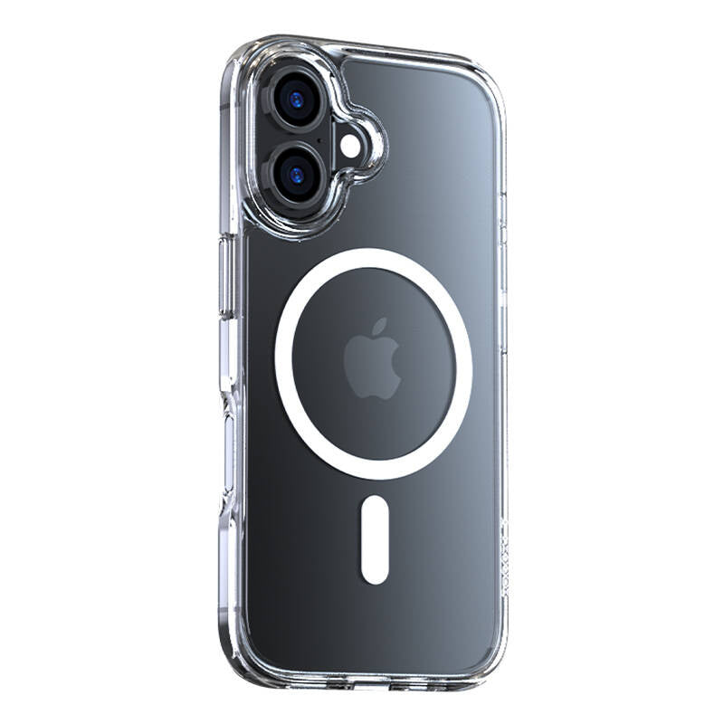 Torras Diamond-Mag Series Case til iPhone 16 Plus (gennemsigtig)