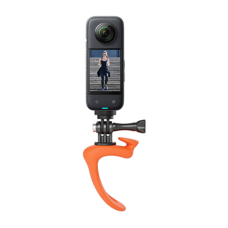 Telesin multifunktionelle silikonbøjler til sportskameraer (orange)