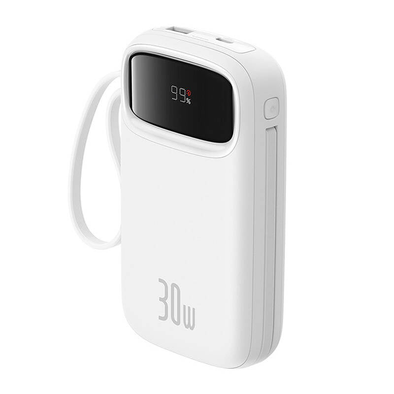 Powerbank Baseus QPow 2 20000mAh 30W 2xUSB-C (hvid)