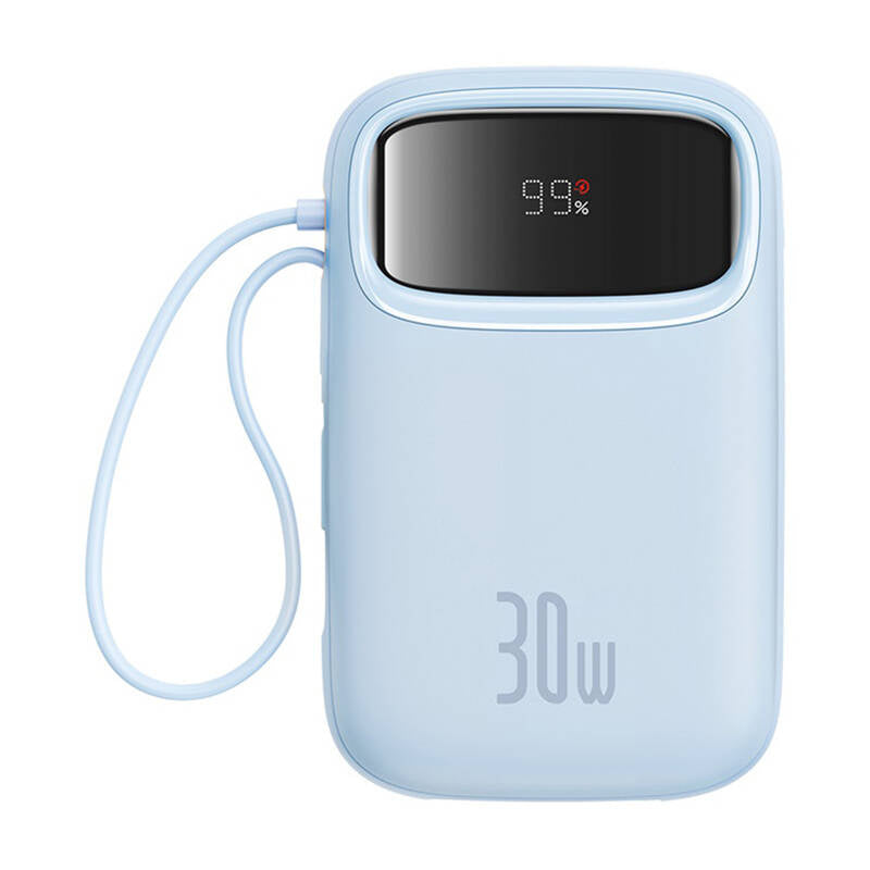 Powerbank Baseus QPow 2 10000mAh 30W 2xUSB-C (blå)