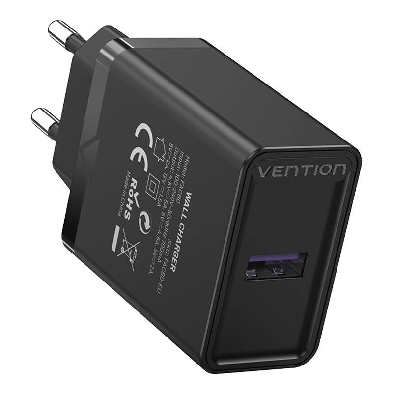 Vention FACB0-EU USB-oplader 22,5 W (sort)