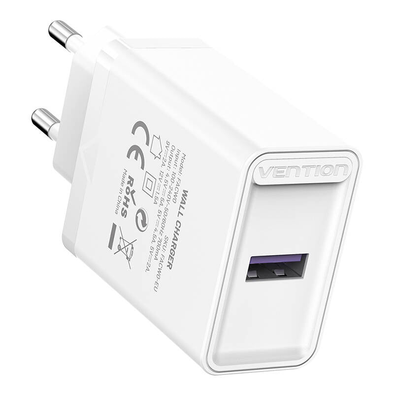 Vention FACW0-EU USB-oplader 22,5 W (hvid)
