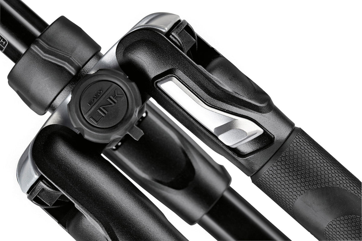 Manfrotto MKBFRLA4BK-BH tripod 3 leg(s) Black, Silver