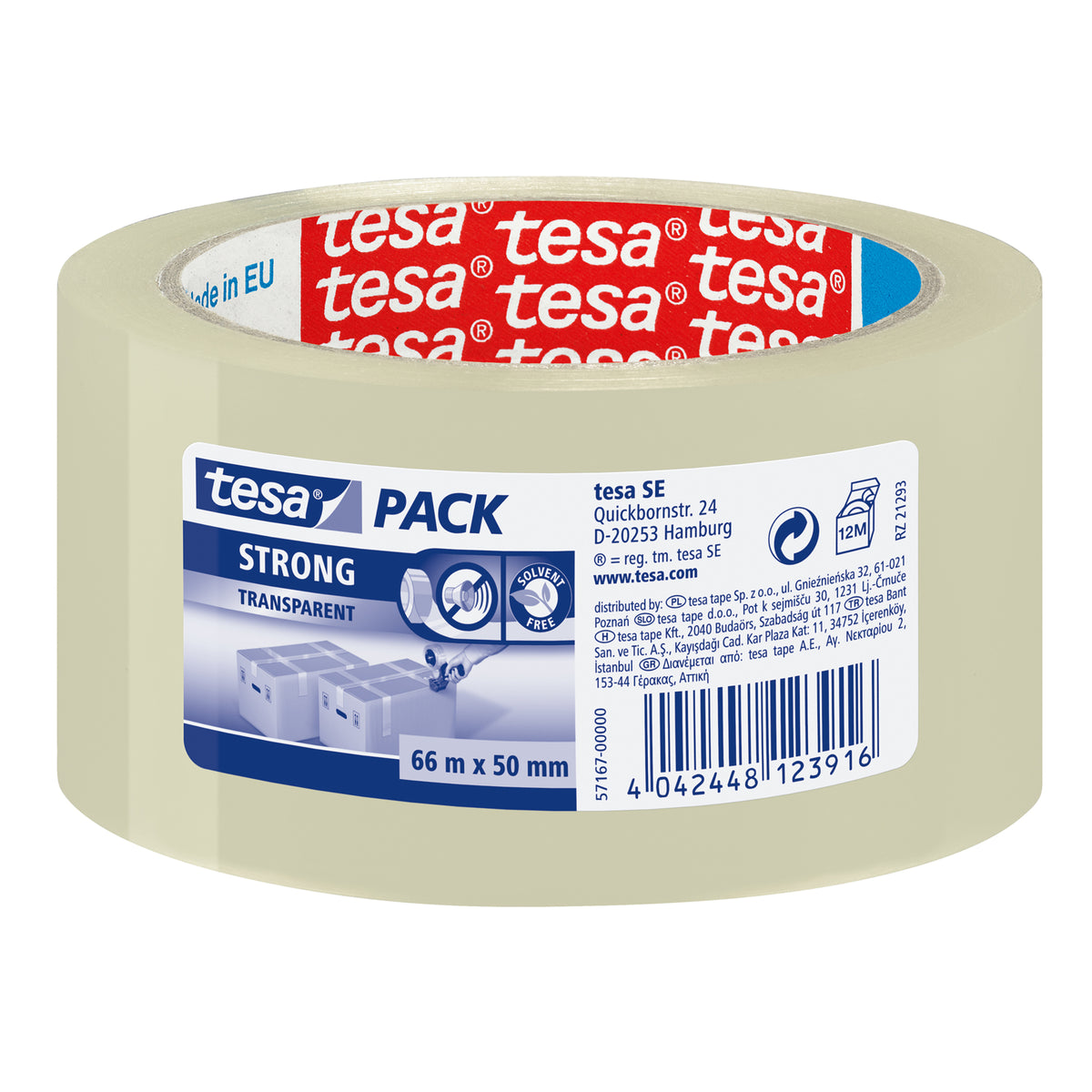 Tesapack Strong Transparent Pakketape