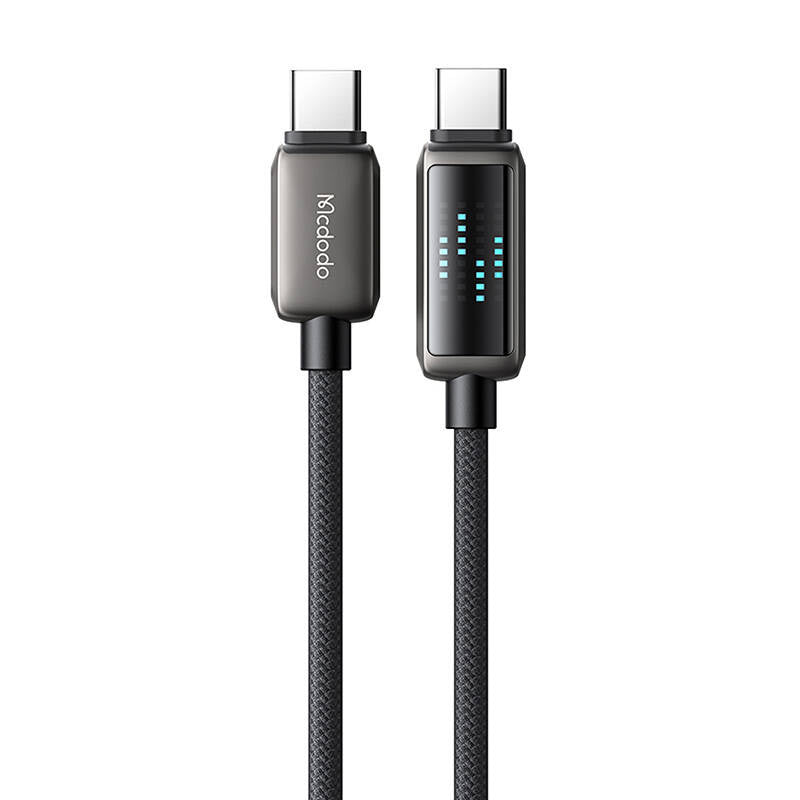 Mcdodo CA-4250 USB-C til USB-C kabel, 100W, LED-skærm, 1,2m
