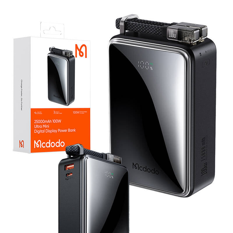 Power Bank Mcdodo MC-0561 Digital Dis 25000mAh,100W (sort)