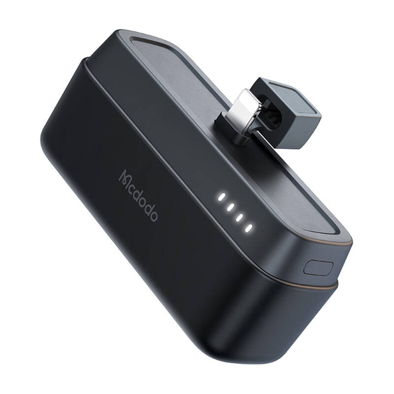 Mcdodo Power Bank MC-6281 20W, 5000mAh med Lightning-stik (sort)