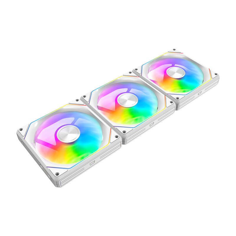 Darkflash Gauss G24 3-i-1 computerventilatorer (hvid)