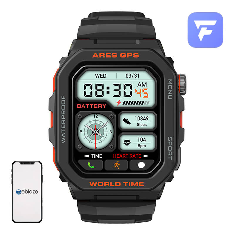 Zeblaze Ares GPS smartwatch (sort)