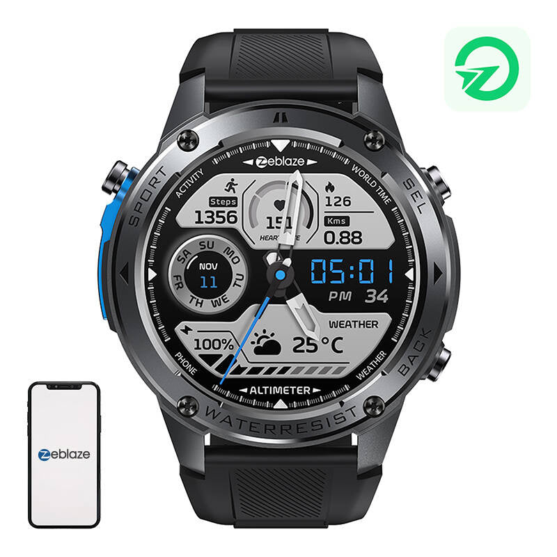 Zeblaze Stratos 2 Ultra Smartwatch (Sort)