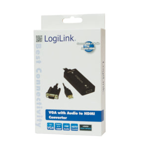 LogiLink VGA Audio to HDMI Converter Video transformer
