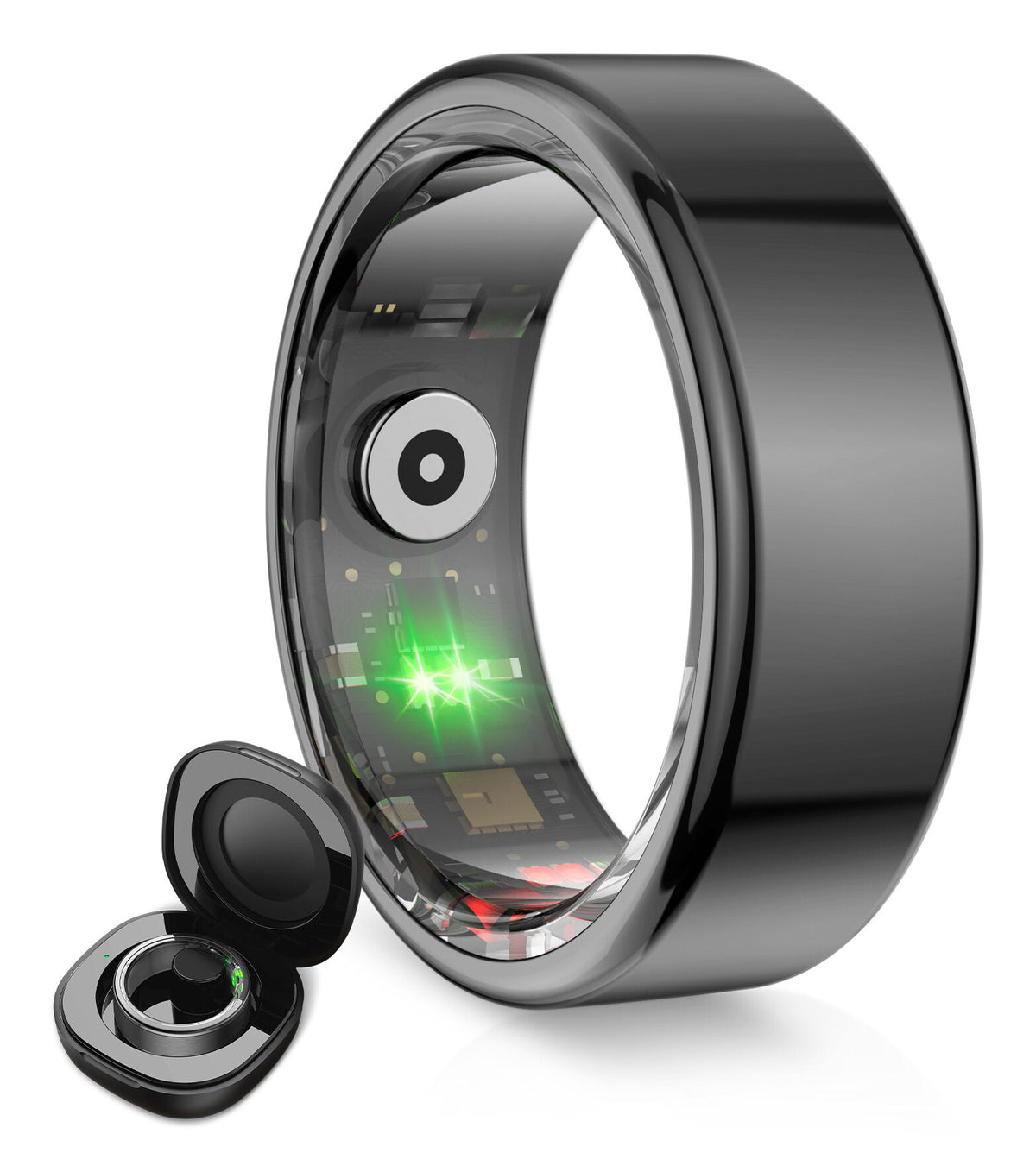 Ksix Saturn Nej Aktivitetsmåler med smart ring IP68 Sort