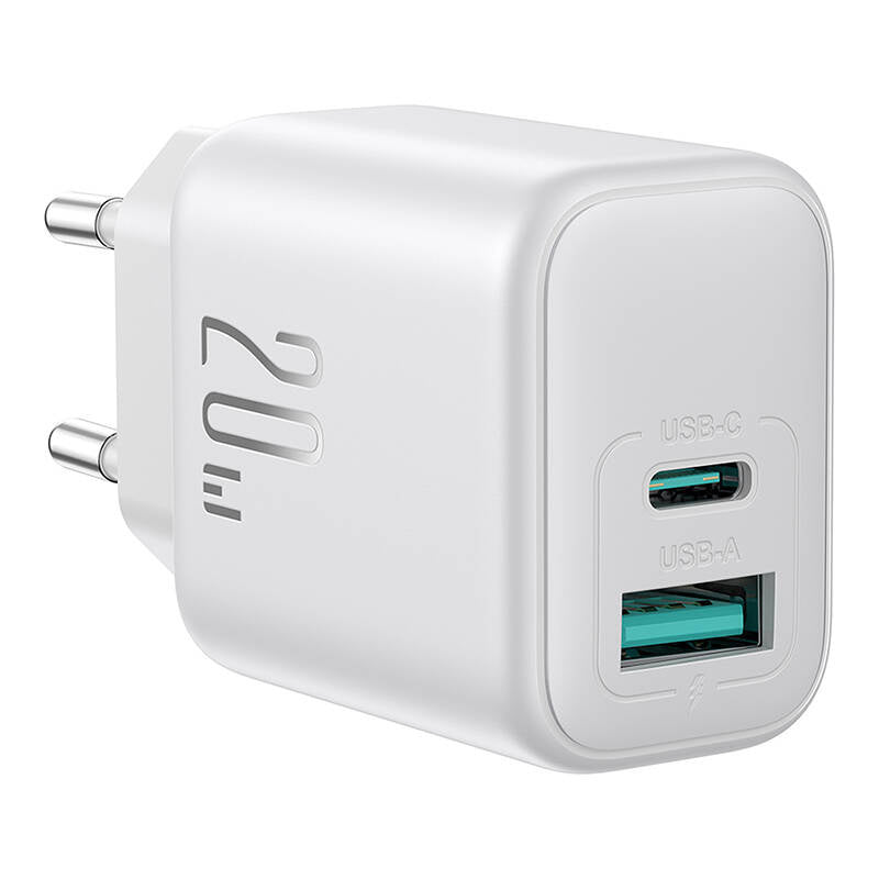 Joyroom JR-TCF21 Dual-Port (A + C) Power Charger (hvid)