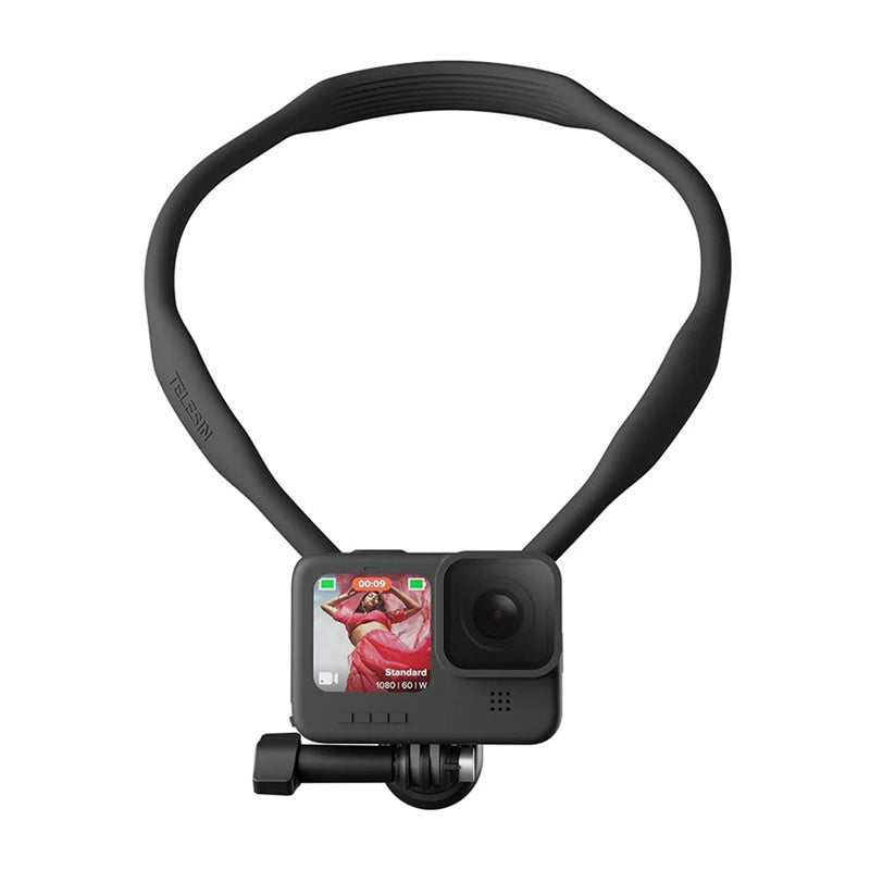 Telesin halsbånd med tilkobling til sportskameraer/telefoner