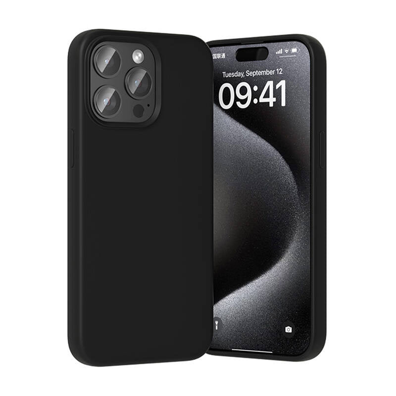 Vention KUFB0-30 Silicone Case til iPhone 15 Pro (sort)