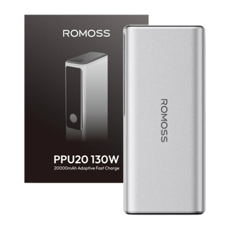Romoss PPU20 20000mAh 130W Powerbank (sølv)