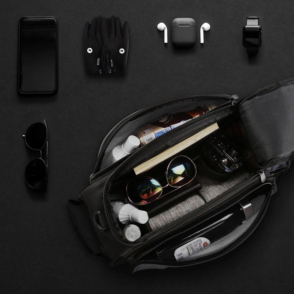 Wozinsky cykelbag med skulderrem 13l sort (WBB1BK)