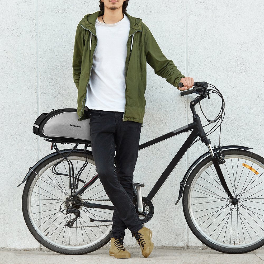 Wozinsky Cykeltaske med Skulderrem 13L Sort (WBB1BK)