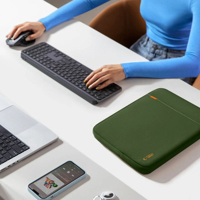 Tech-Protect 5906302330706 taske og etui til laptop 35,6 cm (14") Grøn