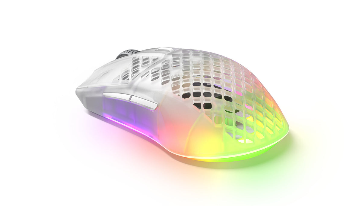 SteelSeries Aerox 3 Wireless trådløs mus ghost