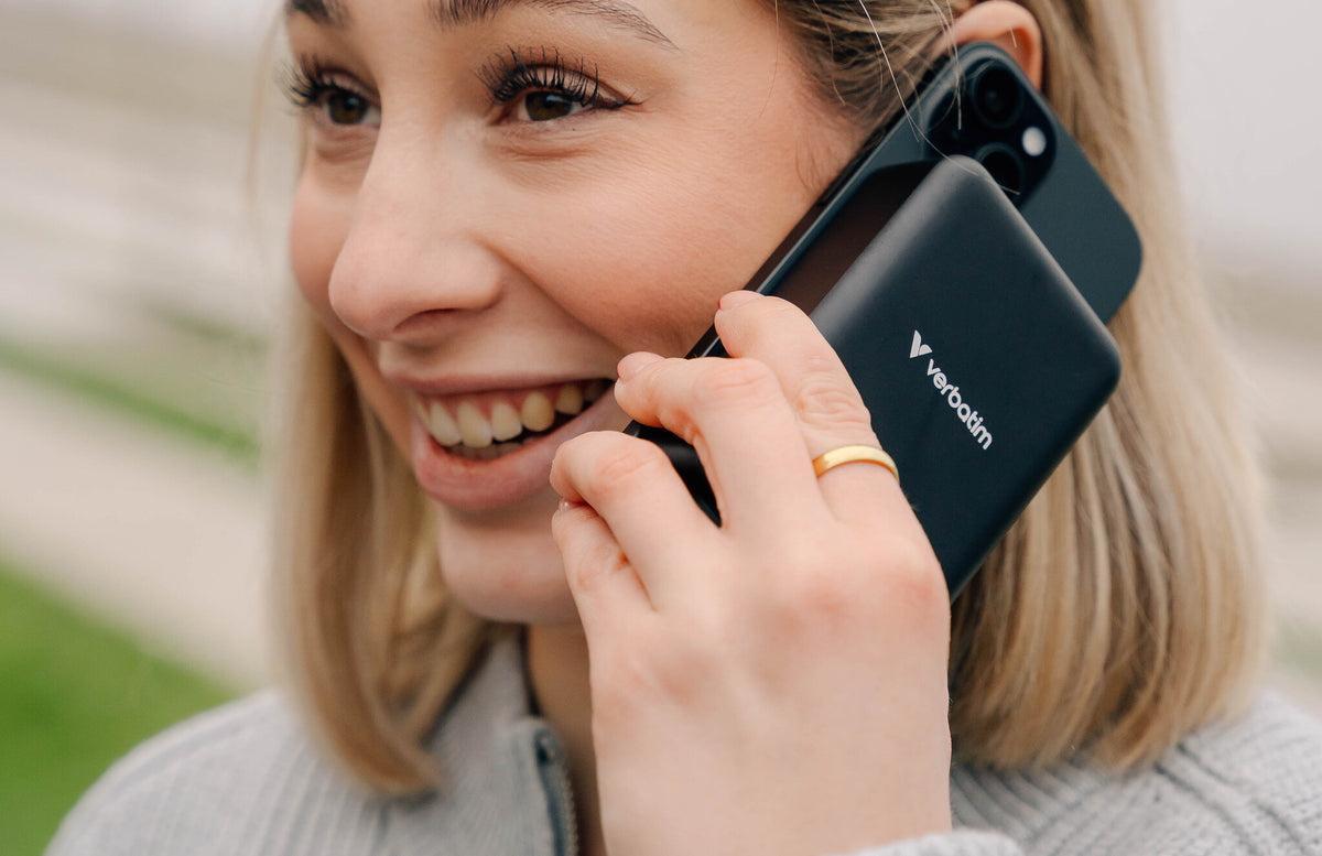 Verbatim Charge 'n' Go Essentials Trådløs power bank 20000mAh 35Watt 1xUSB-C Sort