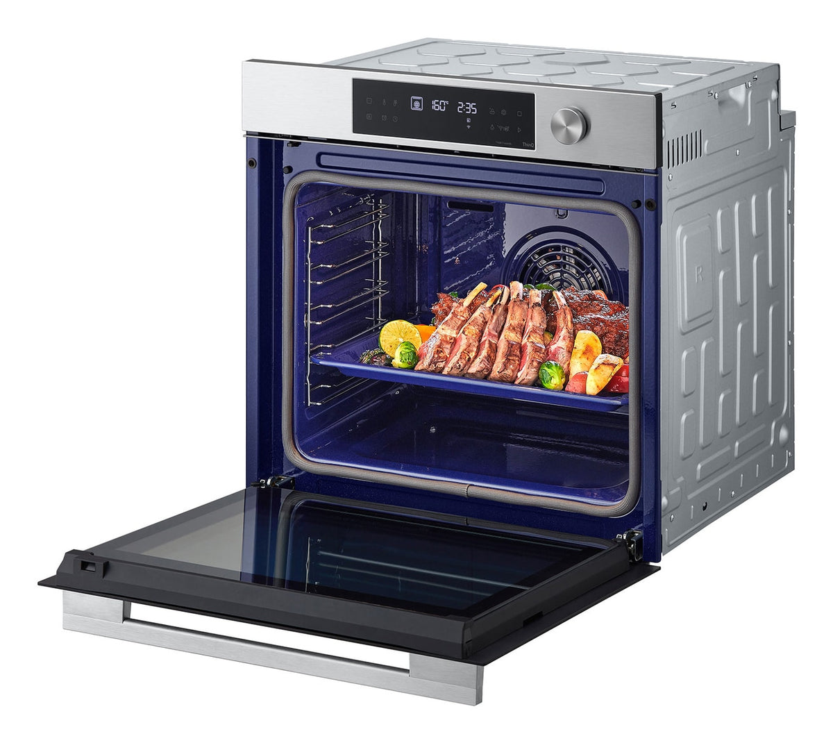 LG WSED7613S 76 L Sort, Rustfrit stål