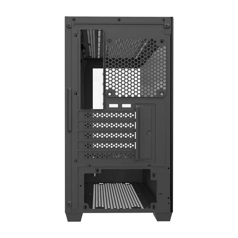 Darkflash C218M computerkasse + 6 ARGB-ventilatorer (sort)