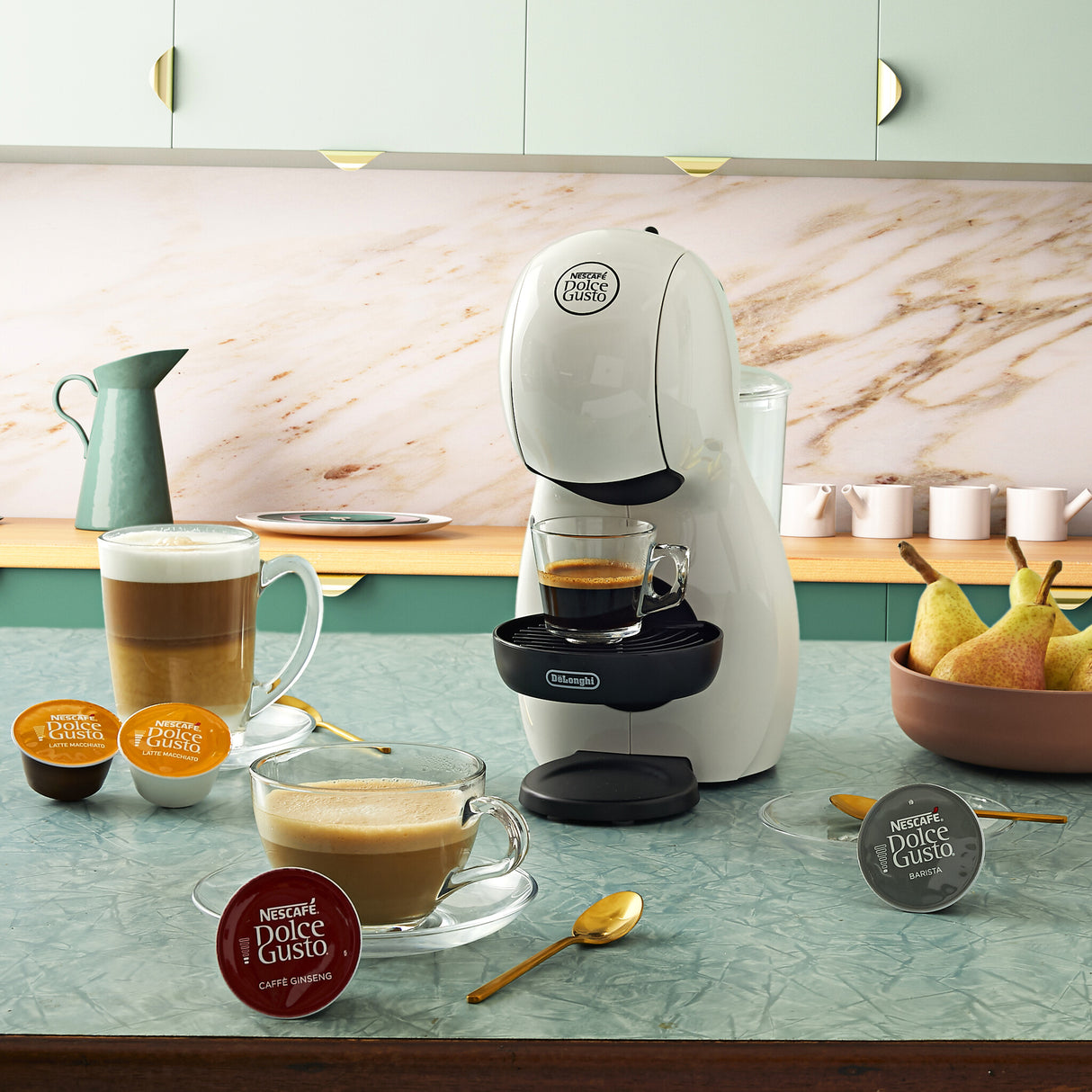 De’Longhi Piccolo EDG110.WB Vejledning Kapsel kaffemaskine 0,8 L