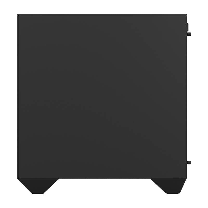 Darkflash DY470 computerkasse (sort) + 4 ventilatorer