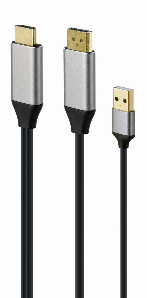 Gembird A-HDMIM-DPM-01 videokabel adapter 2 m HDMI Type A (Standard) DisplayPort Sort