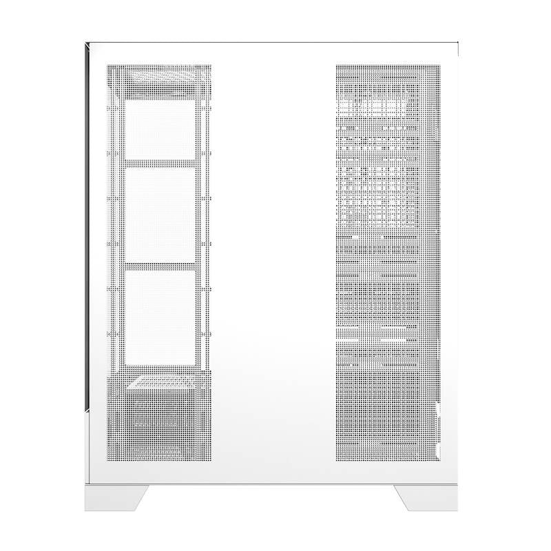 Darkflash DY451L computerhylster uden vifter (hvid)