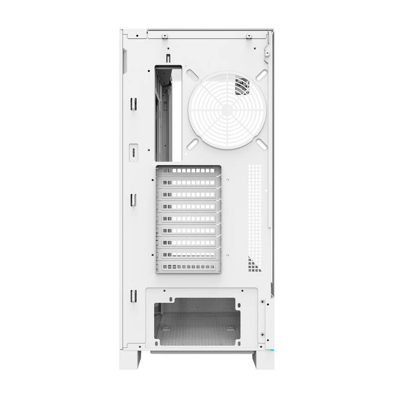 Darkflash DY450L computerhylster uden vifter (hvid)