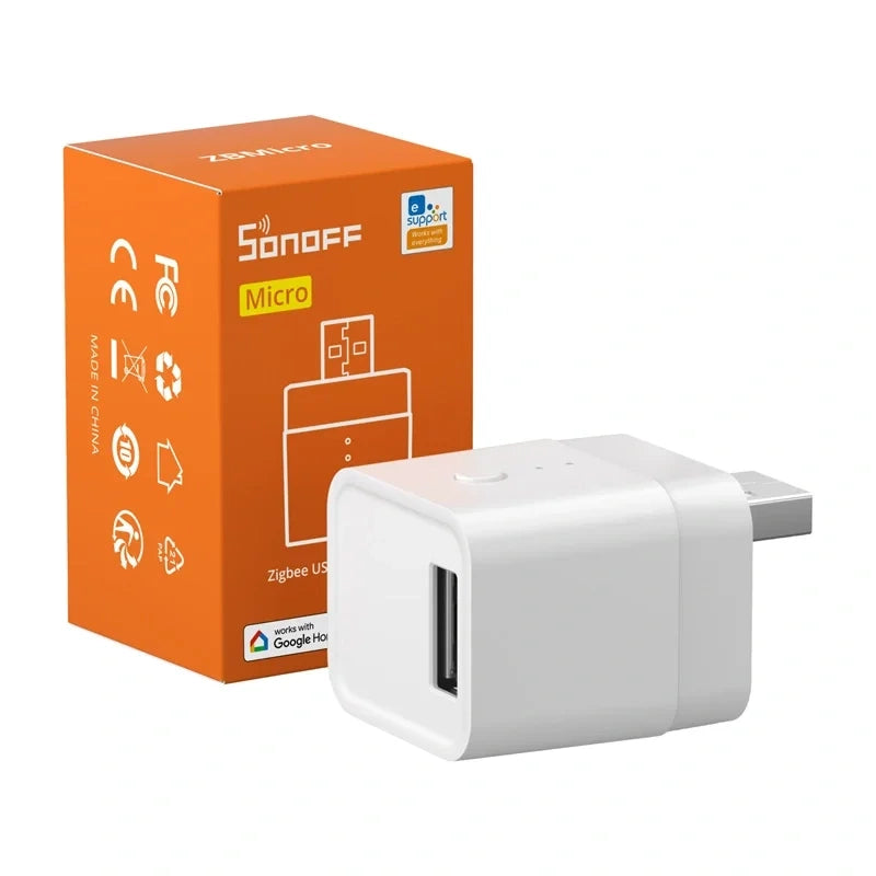 Smart adapter, USB ZigBee-switch SONOFF ZBMicro (max 36W)