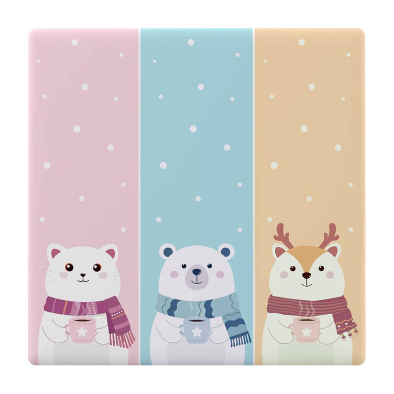 Dekorativ cover / cap til T5 SONOFF Cartoon 3C touch switch