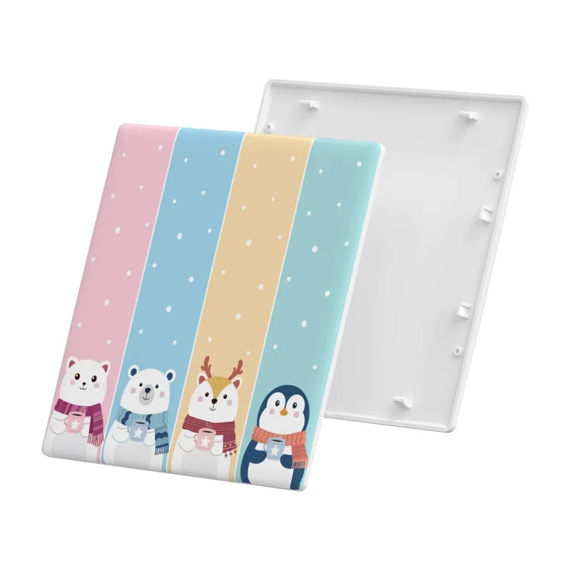 Dekorativt dæk/hætte til T5 SONOFF Cartoon 4C touch-switchen.