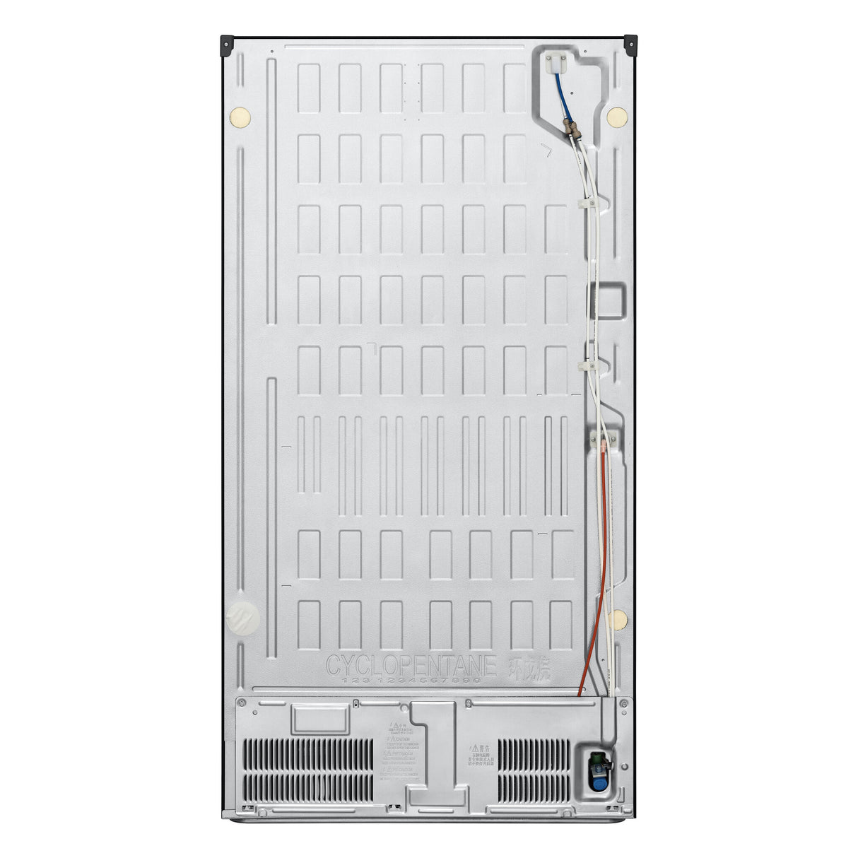LG InstaView GMG960EVJE side-by-side køle-fryseskab Fritstående 638 L Sort