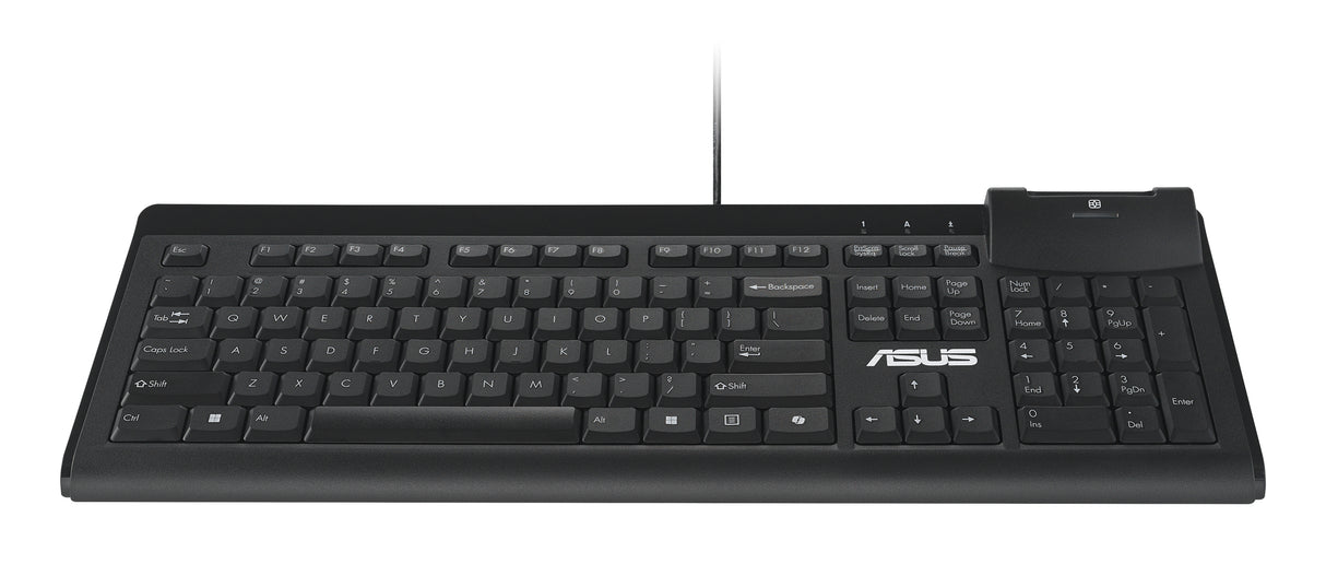 ASUS Smart Card Keyboard KU100 tastatur Hjemme/kontor USB Sort