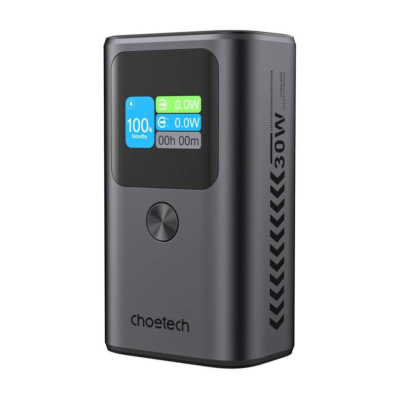 Power Bank Choetech B701 10000mAh PD30W (grå)