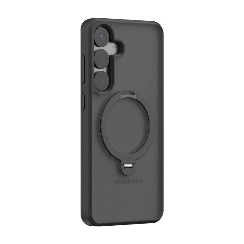 Torras Ostand Spin Series Phone Case til Samsung S25+ (sort)