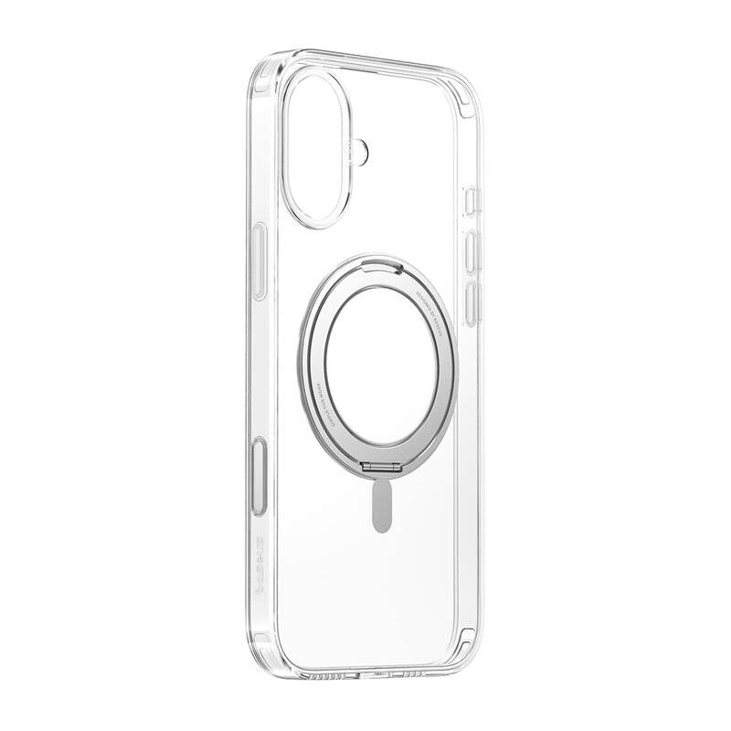 Baseus SkyRing 360° iP16 magnetisk etui med stativ (gennemsigtig)